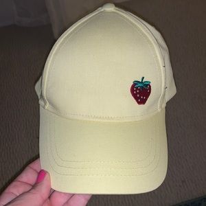 Yellow Strawberry hat